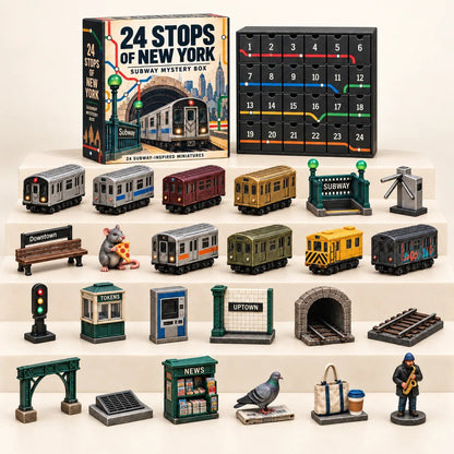🚇 24 Stops of New York – Subway Mystery Advent Calendar 🗽