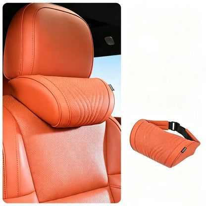 🚗💤Reduce fatigue while driving! Universal memory foam neck pillow for car – ergonomic headrest for long road trips.