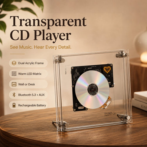 🖼️ Wall-Mounted Transparent CD Player