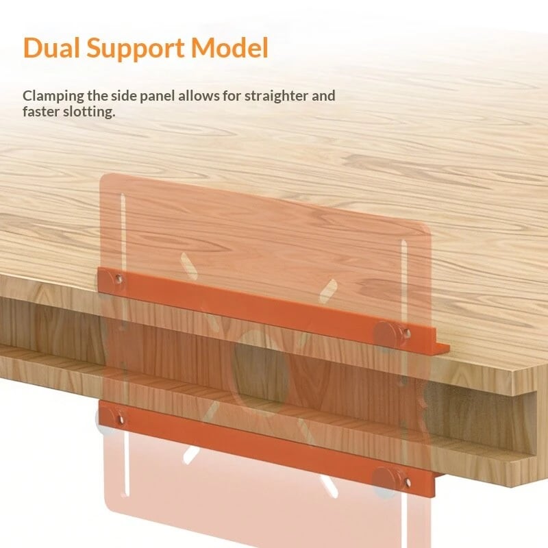 💥🏆Cutting Machine Base Plate with Dual Scale -  For Woodworking Bench Grooving Trimming