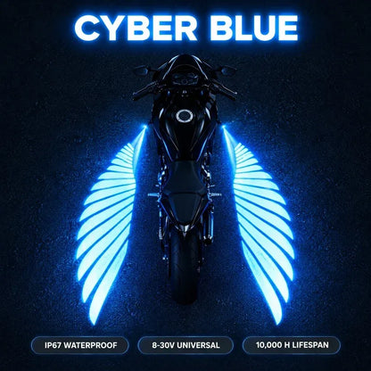 🏍️Angel Wing Motorcycle LED Projector Lights