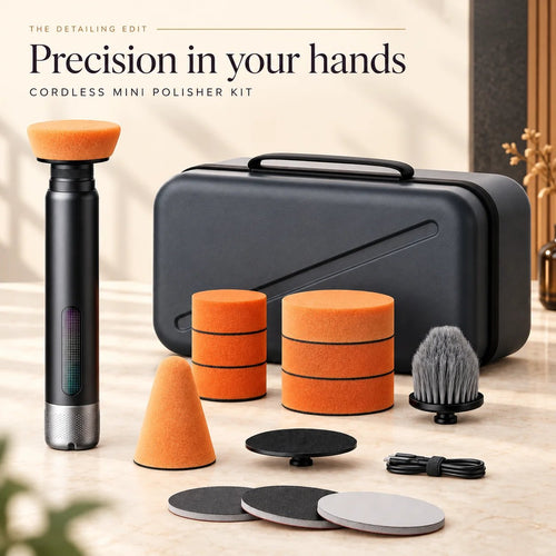 🚗 3-in-1 Cordless Car Polisher – 12,000 RPM Rechargeable Tool