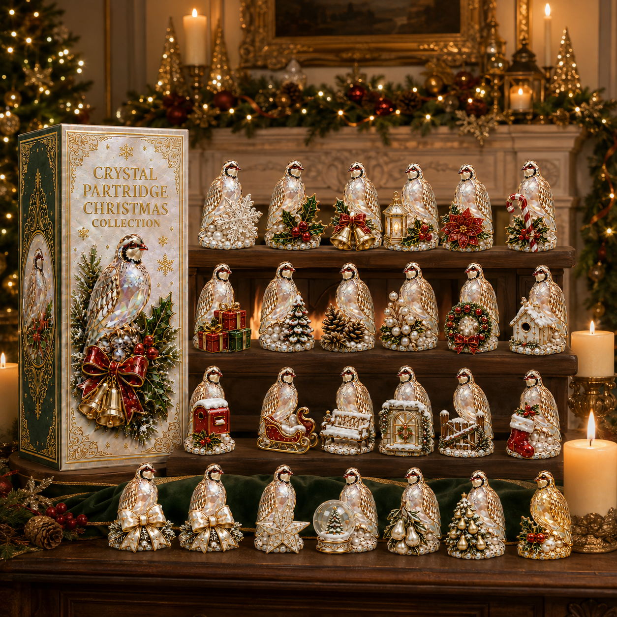 🔥Last 30 pcs✨⏰Last day 50% off🔥✨24-Day Advent Calendar - Partridge