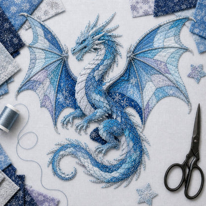 ⏳ Last Day 49% OFF – 🌙 Beginner-Friendly Mythic Wilds DIY Layered Patchwork Art Kit | Complete Kit with Patterned Fabrics, Sewing Materials & Step-by-Step Guide Included 💕