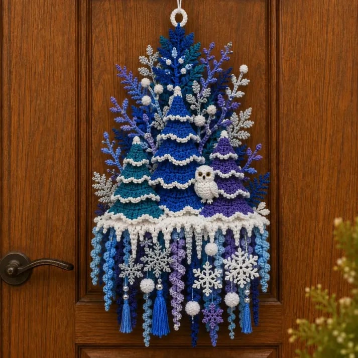 🔥LAST DAY 50% OFF - 🧶 DIY Seasonal 3D Crochet Door Hanger Kit Collection | Coordinated Yarn, Filling, Accessories & Step-by-Step Instructions Included 💕