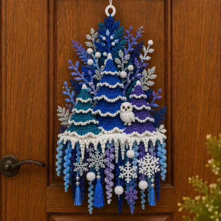 🔥LAST DAY 50% OFF - 🧶 DIY Seasonal 3D Crochet Door Hanger Kit Collection | Coordinated Yarn, Filling, Accessories & Step-by-Step Instructions Included 💕