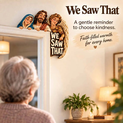 We Saw That Christian Door Topper – 8, 10 & 12 in