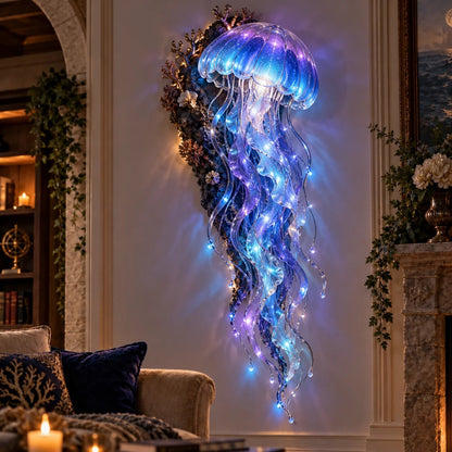 ⏰Limited Stock 50% OFF - 🌊✨ Enchanted Ocean Legends™ Lighted Wall Décor Collection 🐋🧜‍♀️
