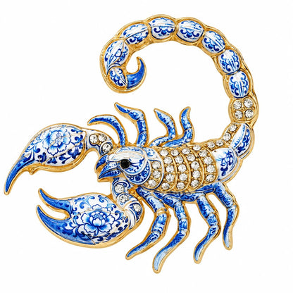 Luxury Zodiac Enamel Brooch – Turn a Simple Blazer into a Statement ✨