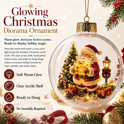 🎄Glowing Christmas Diorama Ornament – Buy 2 Get 1 Free