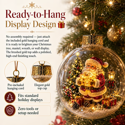 🎄Glowing Christmas Diorama Ornament – Buy 2 Get 1 Free