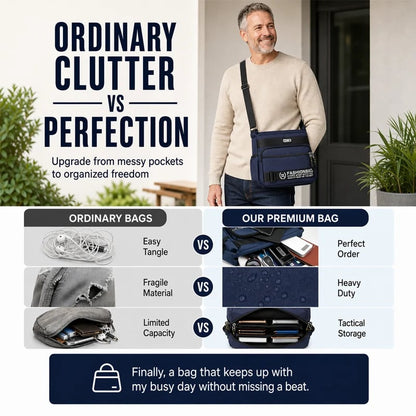 Urban Utility Messenger Bag – Water-Resistant & Multi-Compartment Design