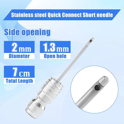 🎉Heavy Duty Hose High-Pressure Washer Spray Nozzle Kit for Drum Washing Machine & AC 4 Pack Straight/Side Spray Nozzles 7cm & 22.5cm 40° Tips 1-2GPM
