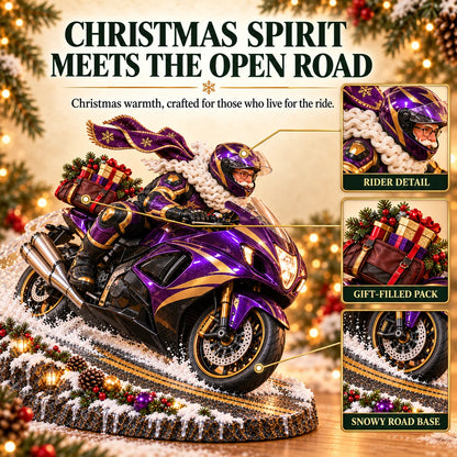 🏍️🎅 Santa’s Ride Home – Christmas Motorcycle Keepsake Collection💨