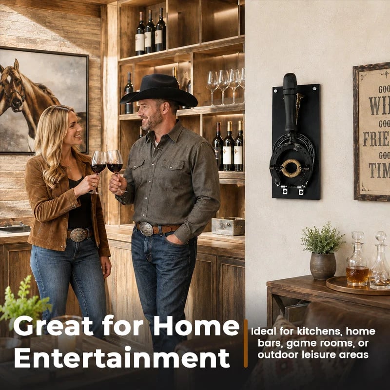 🔥BUY 2 FREE SHIPPING - 🍷 Wall-Mounted Bottle Opener – Easy One-Hand Beer & Wine Opener
