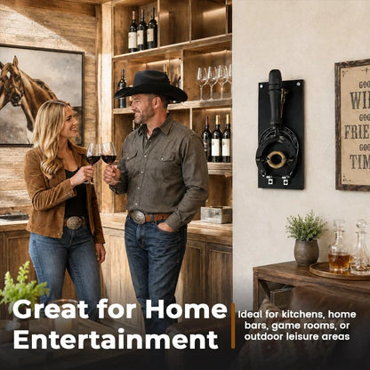 🔥BUY 2 FREE SHIPPING - 🍷 Wall-Mounted Bottle Opener – Easy One-Hand Beer & Wine Opener