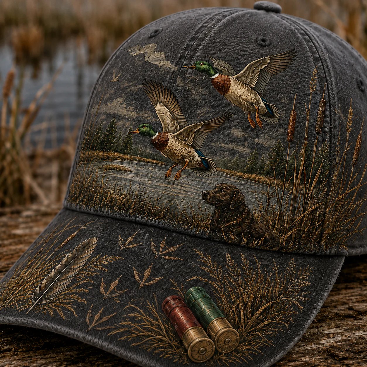 💥HOT SALE 49% OFF -🦆 DUCK HUNTING WILD & READY HAT - 100% COTTON