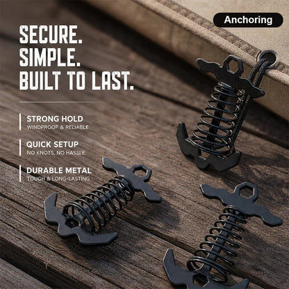Deck Anchor Pegs with Spring