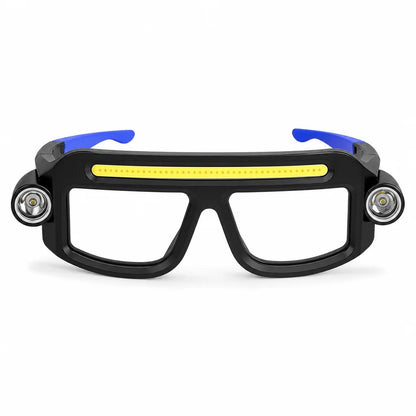 Light Up Hands-Free Instantly! USB Rechargeable Clip-On Glasses Light