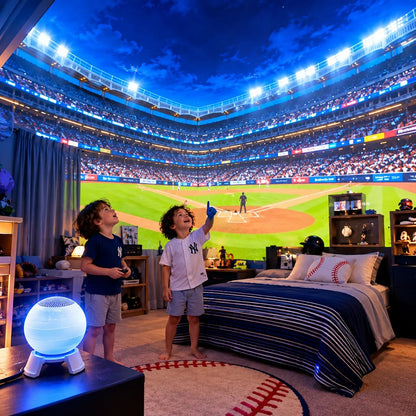⚾ Baseball Stadium Projection Light – Game-Day Room Decor