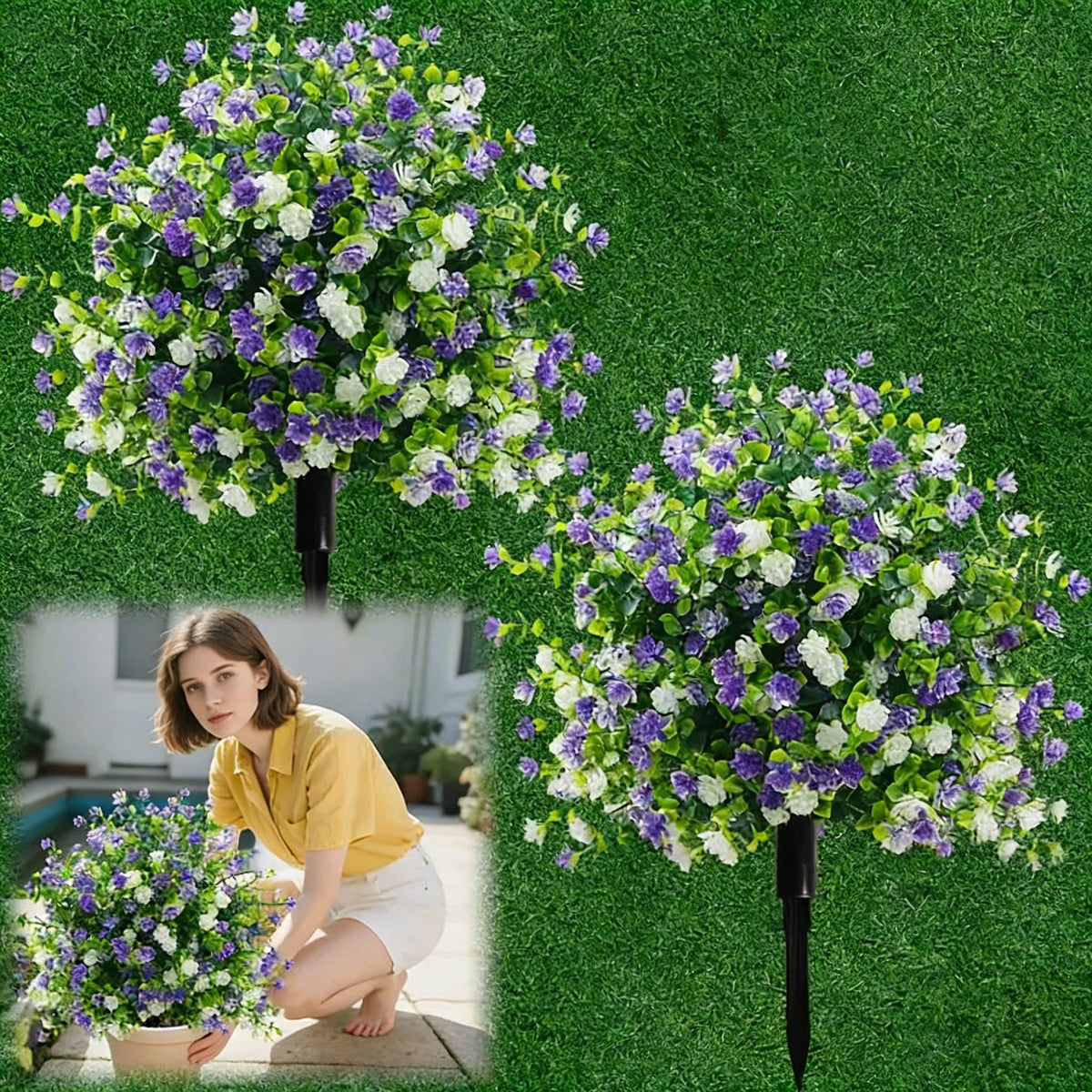 Today Only🔥 Limited Stock | Artificial potted trees with ground stakes