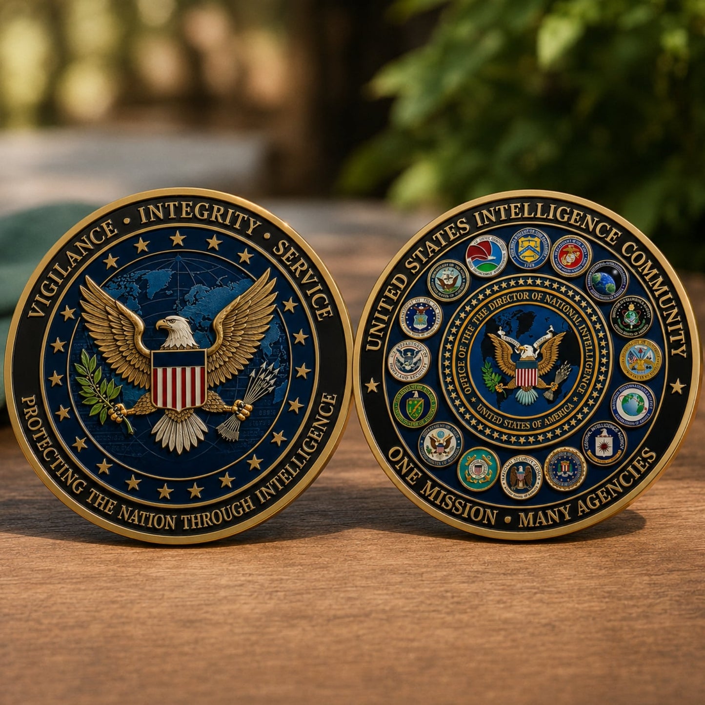 🦅U.S. Intelligence Community Commemorative Coin(Gift box included)