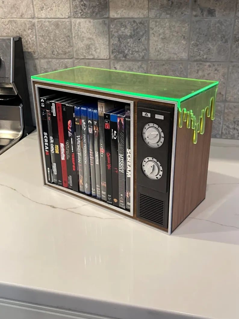 📺 Retro TV Media Storage Box
