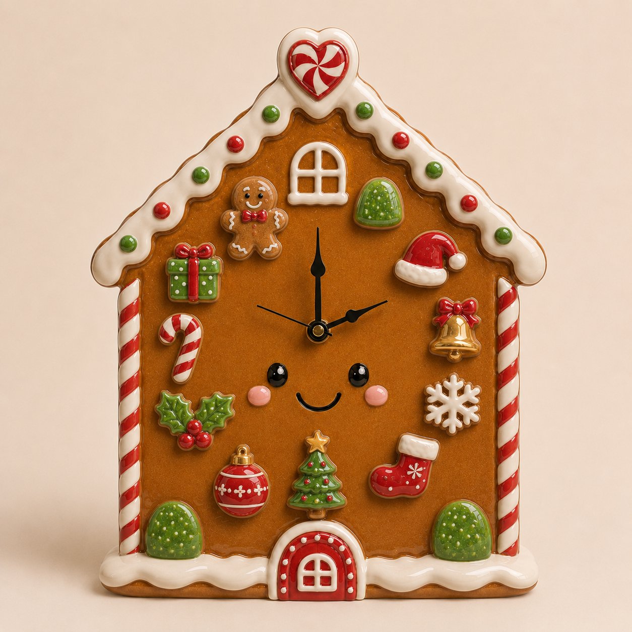 ⏳ Last Day 49% OFF – 🎄Interactive Christmas Holiday Activity Clock | Built-In Clock with 12 Rearrangeable Magnetic Icons for Learning, Creative Play & Festive Family Décor ✨