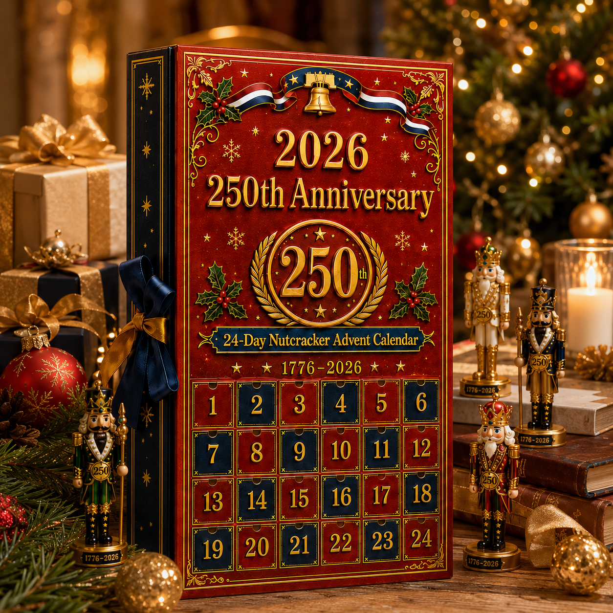 ✨250th Anniversary Nutcracker Christmas Countdown Calendar Blind Box Set