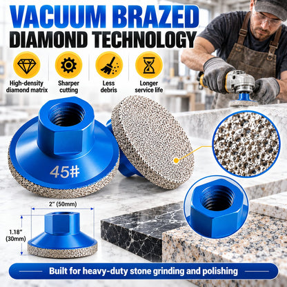 ⚡ Pro Diamond Grinding Disc Set | Countertop & Edge Restoration