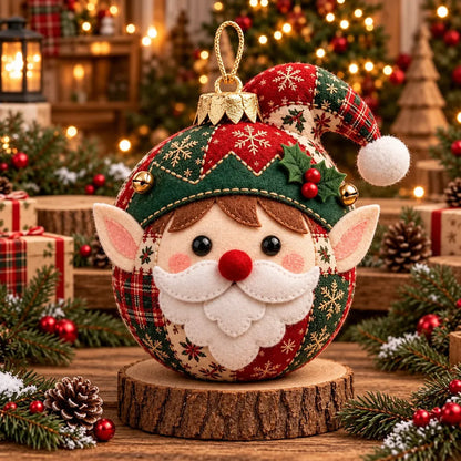 🎄Beginner-Friendly Cozy Patchwork Christmas Ornament Collection | 8 Festive Character Designs for Trees, Wreaths & Holiday Gifts ✨