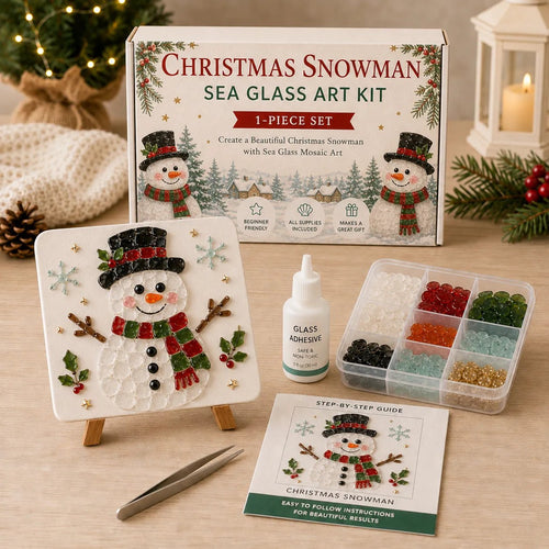 🎅🔥Christmas Pre-sale 49% OFF - 🎄 Create your own magical christmas sea glass art 🦌✨