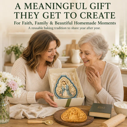 ⏳ Last Day 49% OFF – ✝️ 16-Design Christian Mini Pie Mold Collection | Reusable Embossed Molds for Shaping Detailed Jesus, Mary, Angels, Crosses, Dove & Faith-Inspired Pies 🥧✨