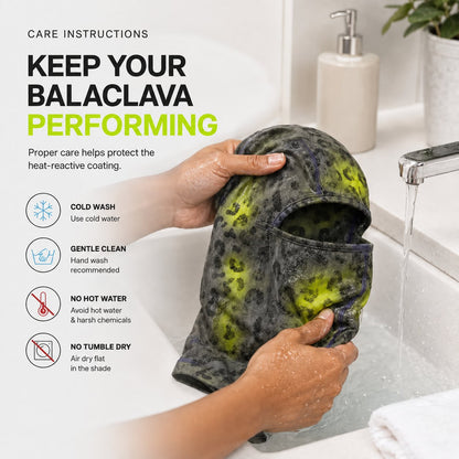 VOID V2 Reversible Thermal Balaclava Thermochromic Color Shift Face Mask for Outdoor Sports & Avant-Garde Street Style