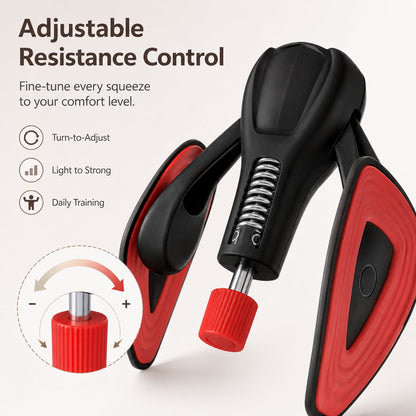 🏋️ Adjustable Counting Inner Thigh & Pelvic Floor Trainer for Home Workouts