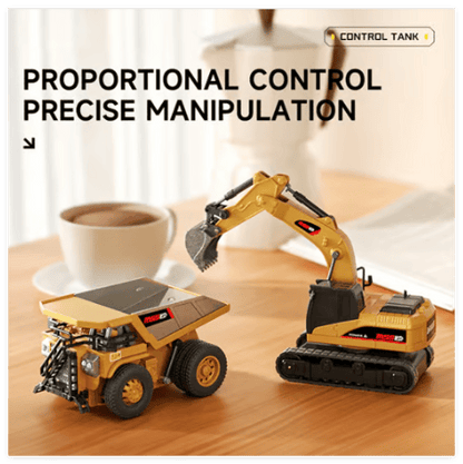 🚜 1:64 Premium Alloy Mini RC Construction Set