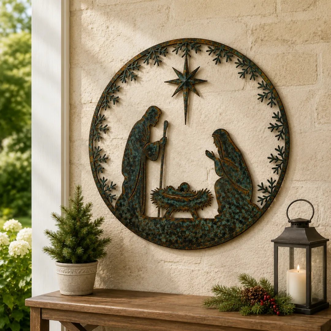 ✨Nativity Scene Christmas Wall Decor - A Beautiful Celebration of Faith, Hope & the True Meaning of Christmas