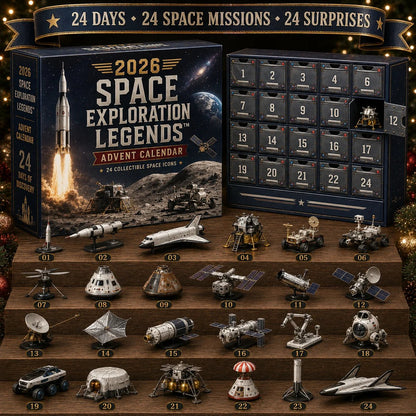 2026 Space Exploration Legends Advent Calendar – 24 Days of Space Missions, 24 Collectible Surprises