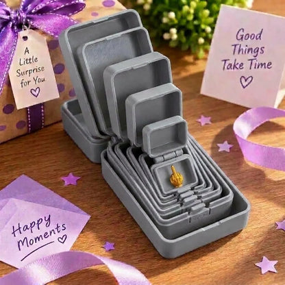 🎁 6-Layer Nesting Prank Gift Box | Pick Your Surprise: Middle Finger, Spider or Number 67