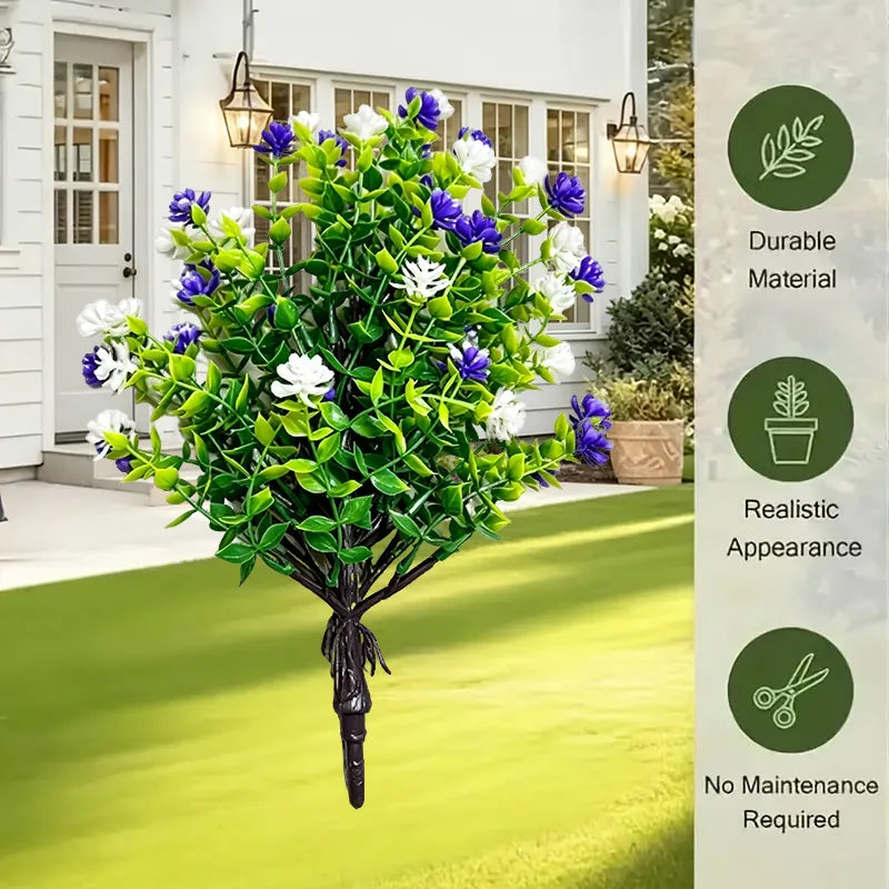 Artificial flowerswith ground stakes