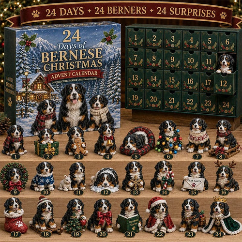 Bernese Mountain Dog Advent Calendar 2026 – 24 Acrylic Charm Surprises