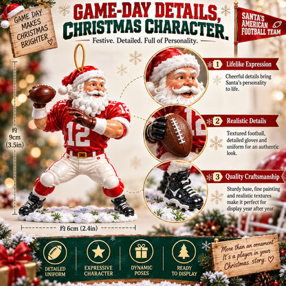 🏈🎅 Santa’s American Football Team – 24 Christmas Game-Day Players