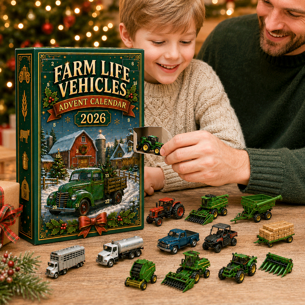 🚜🎄 Farm Life Vehicles Advent Calendar 2026 – 24 Days of Farmyard Fun 🎁🌾