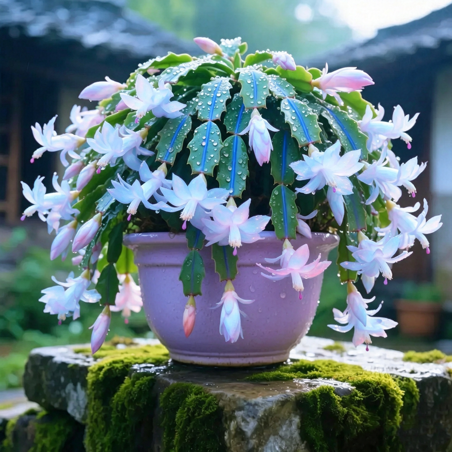 🦀Mix Colors Schlumbergera Bulbs– Easy-Care Blooms in Every Shade, Even in Winter ❄️🌈
