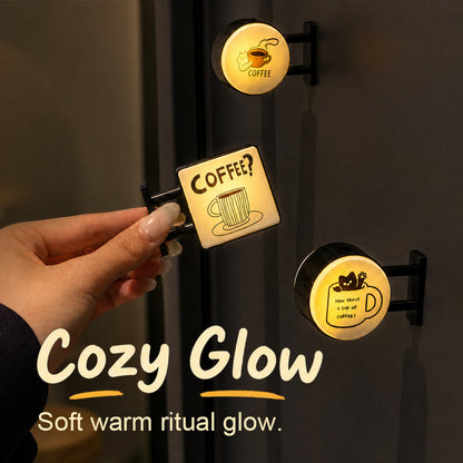 ☕Magnetic Coffee Machine Signboard