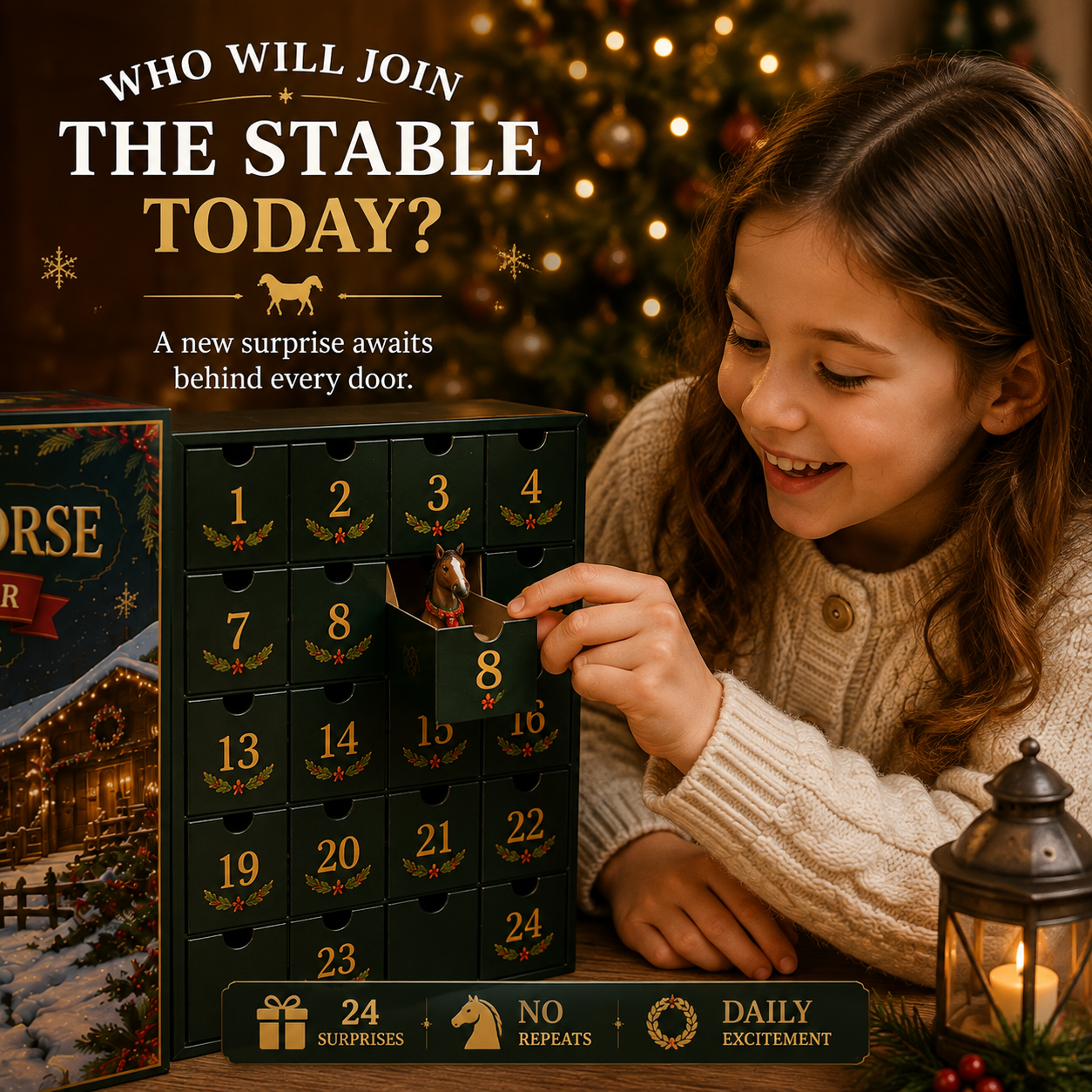 🐴 Christmas Horse Advent Calendar – 24 Days of Horse Friends