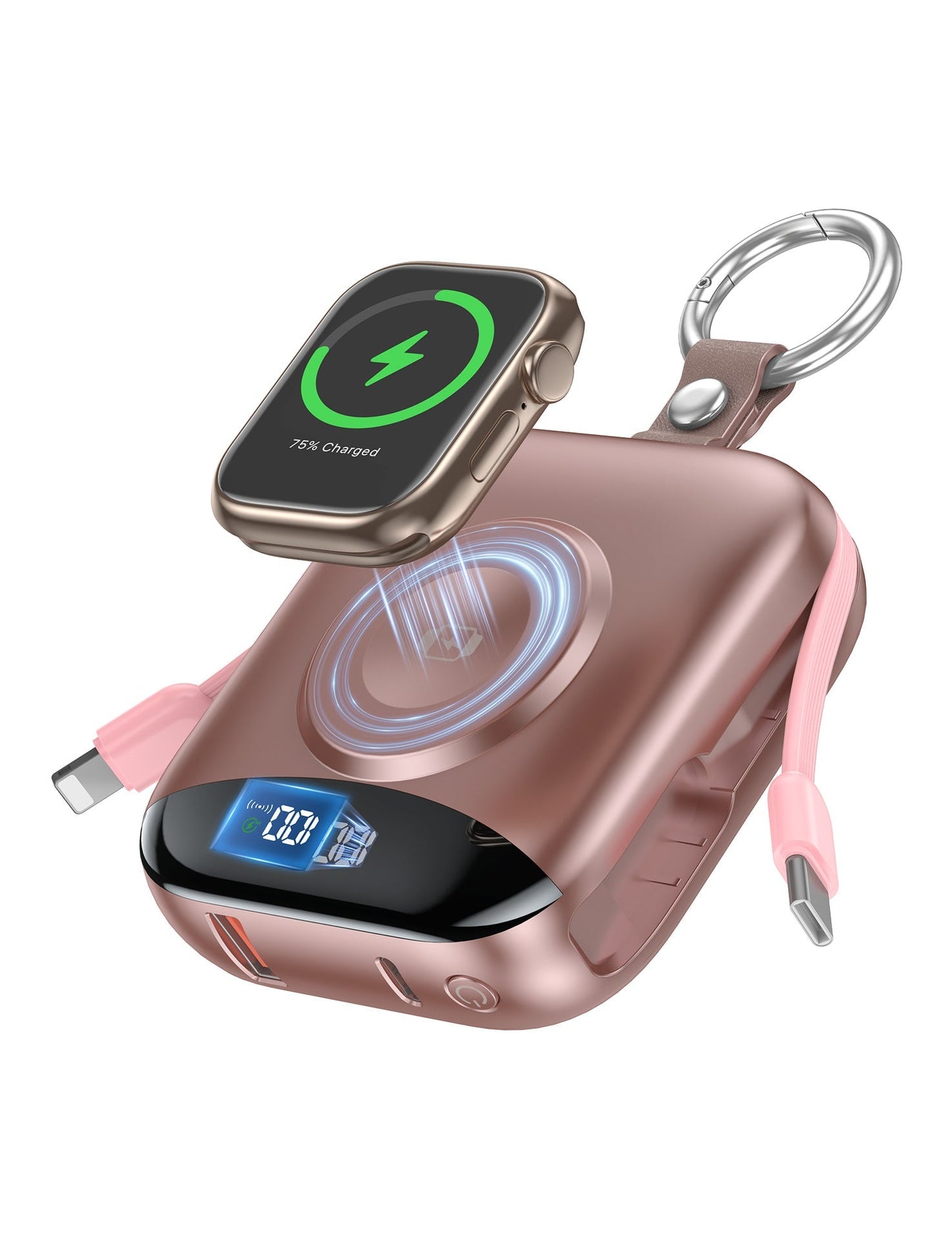 🔥 LAST DAY 50% OFF-🔋 3-in-1 Magnetic Power Bank 10000mAh – Portable Charger for iPhone, Apple Watch & AirPods