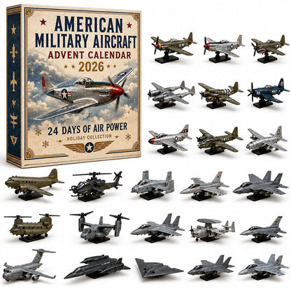 ✈️🇺🇸 American Military Aircraft Advent Calendar 2026 – 24 Days of Air Power