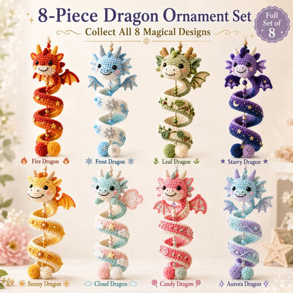 ⏳ Last Day 49% OFF – 🐉 Beginner-Friendly DIY Enchanted Dragon Spiral Hanging Ornament Kit | Complete Kit with All Tools & Step-by-Step Guide Included 💕