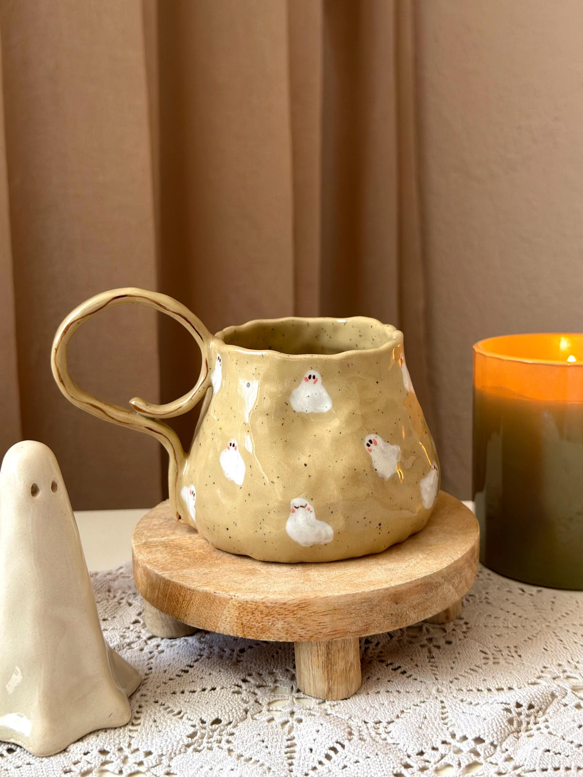 👻 Cozy Spirits Handmade Ceramic Mug